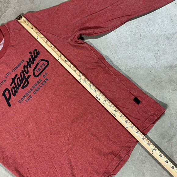 Patagonia Viva Los Funhogs  Conquerors Of The Useless Shirt Mens Long Sleeve Med - Picture 6 of 9